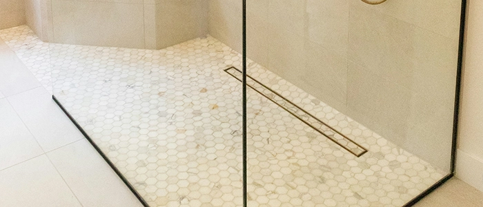 Douche à l'italienne