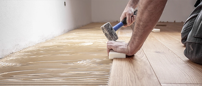 Pose de parquet