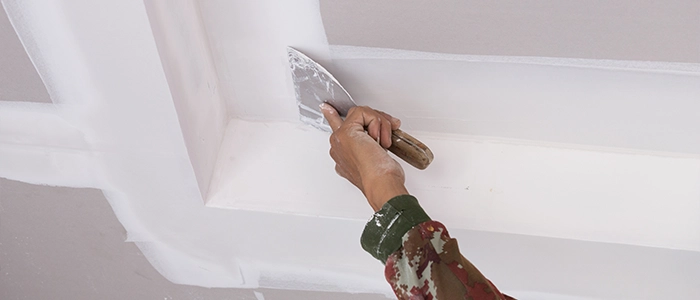 Enduit sur plafond